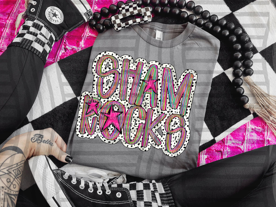 Brushstroke Dots DTF Print