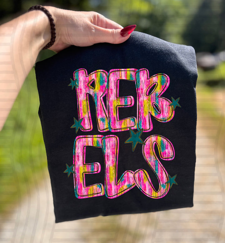 Holiday Brushstroke DTF Print