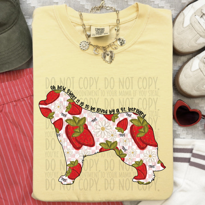 How Sweet Dog DTF Print