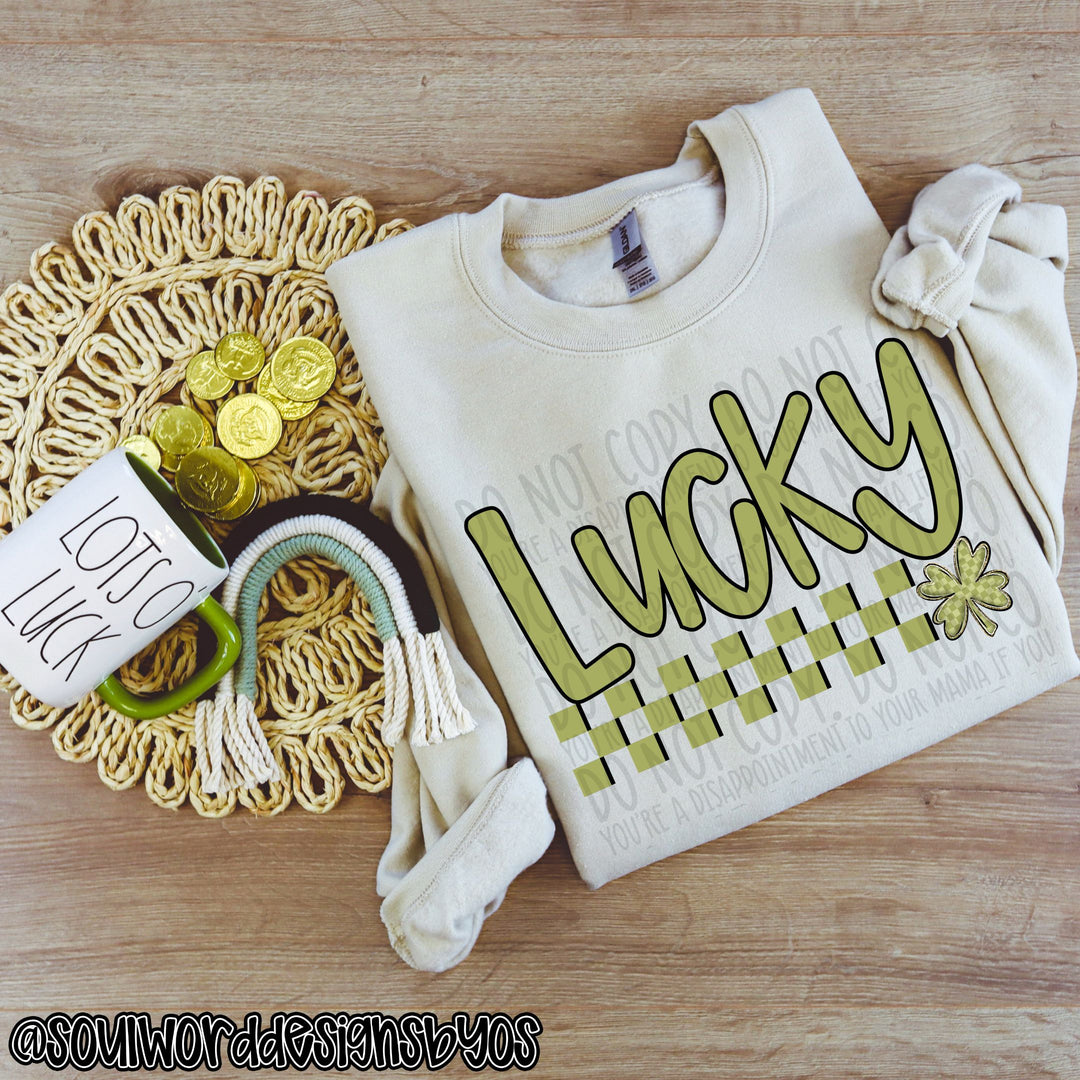 Lucky Shamrock DTF Print