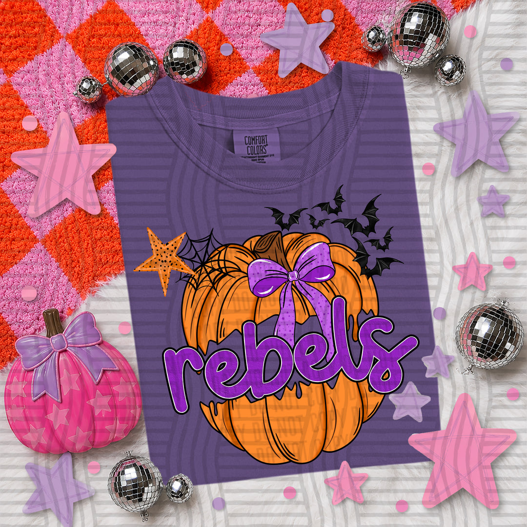 Pumpkin Pop Girly Mascots DTF Print