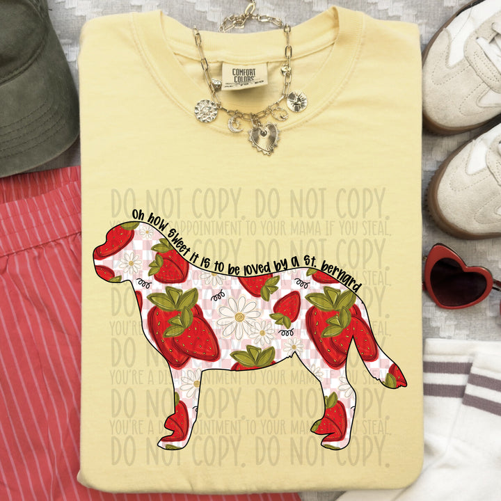 How Sweet Dog DTF Print