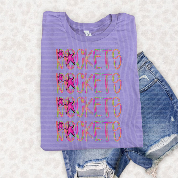 Brushstroke Quad DTF Print