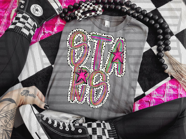 Brushstroke Dots DTF Print