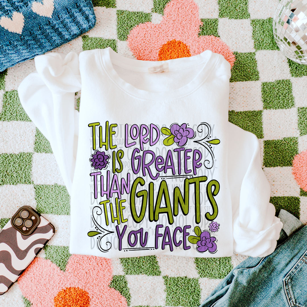 Greater Than Giants DTF Print