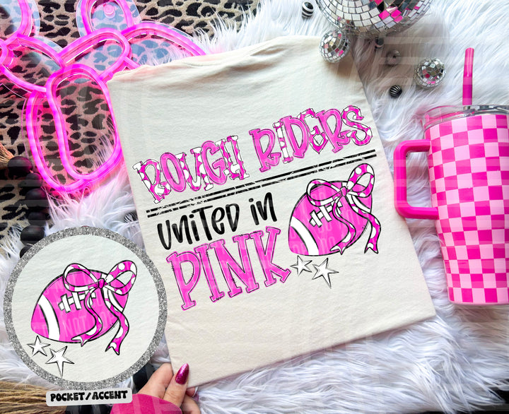 United In Pink Mascots DTF Print