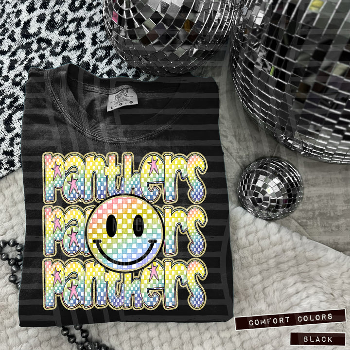 Rainbow Smiley Triple Stack DTF Print