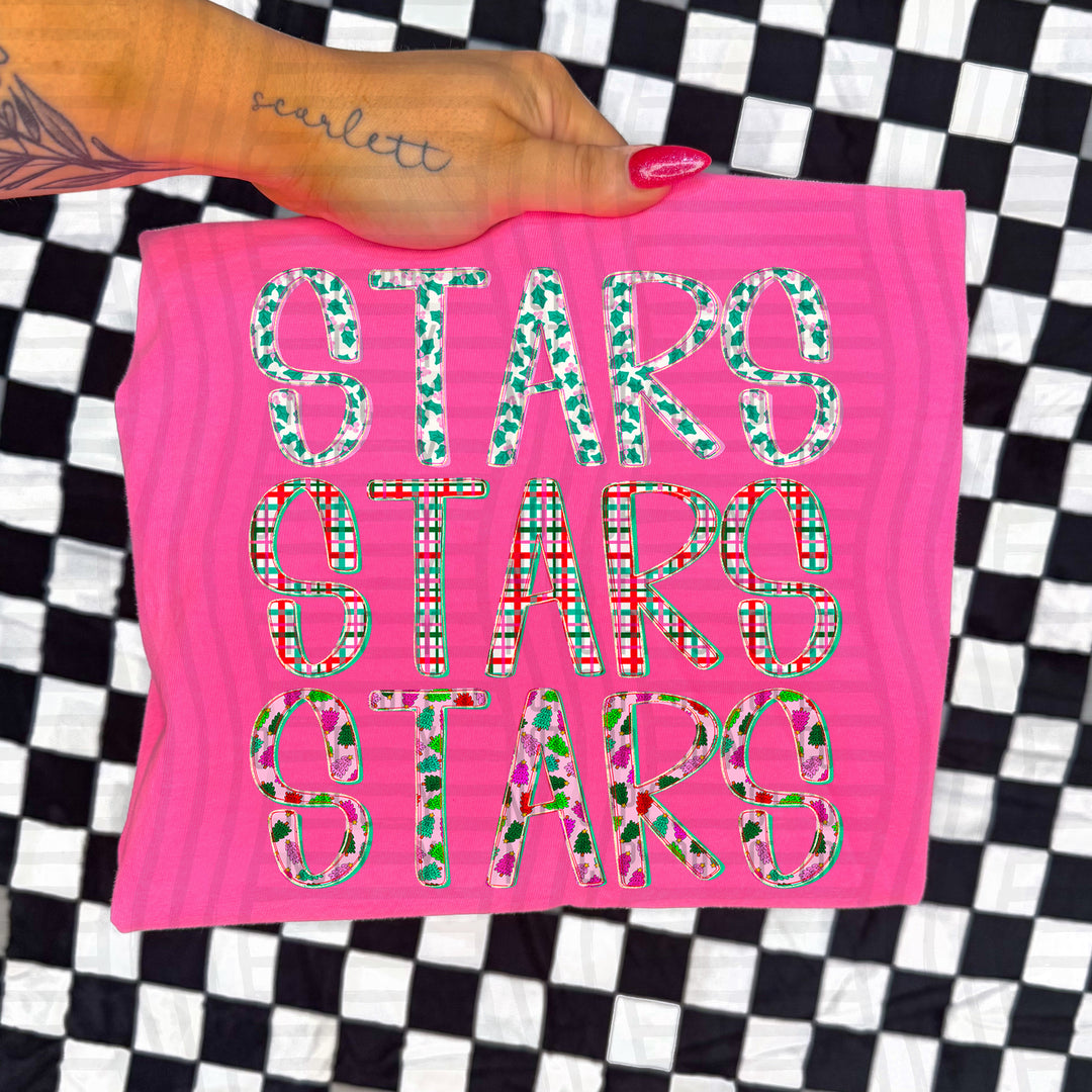 Twinkle Tinsel Stacked DTF Print