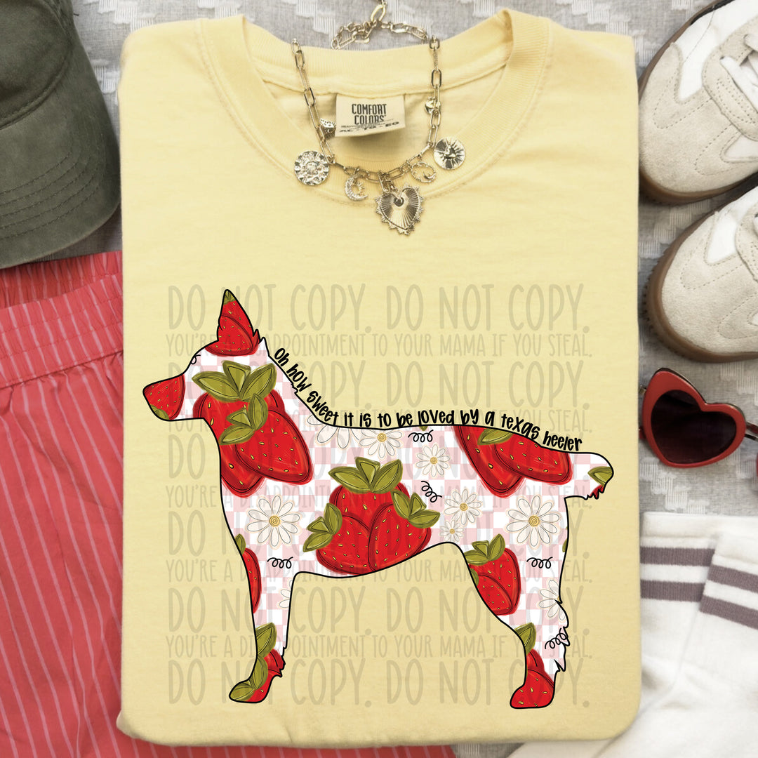 How Sweet Dog DTF Print