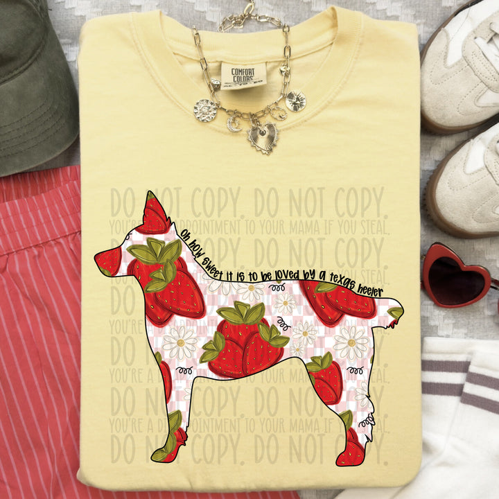 How Sweet Dog DTF Print