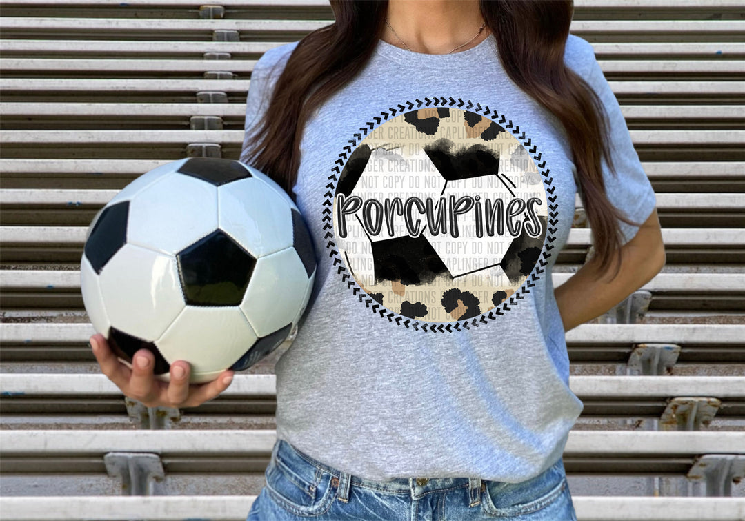 Soccer Background DTF Print