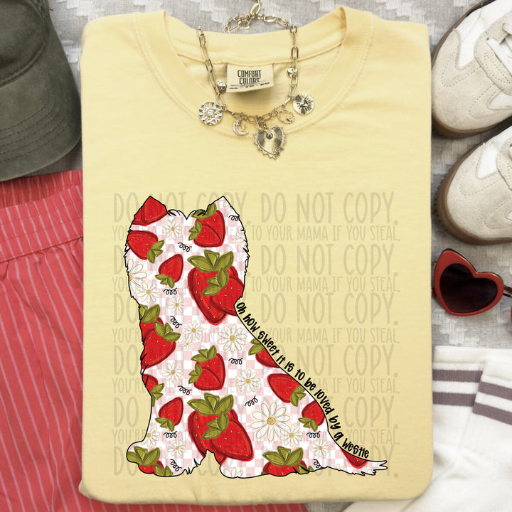 How Sweet Dog DTF Print