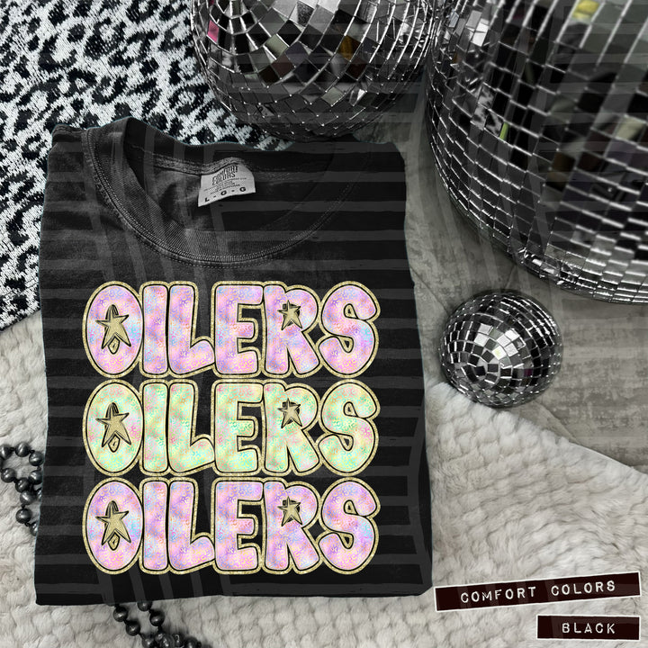 Iridescent Leopard DTF Print