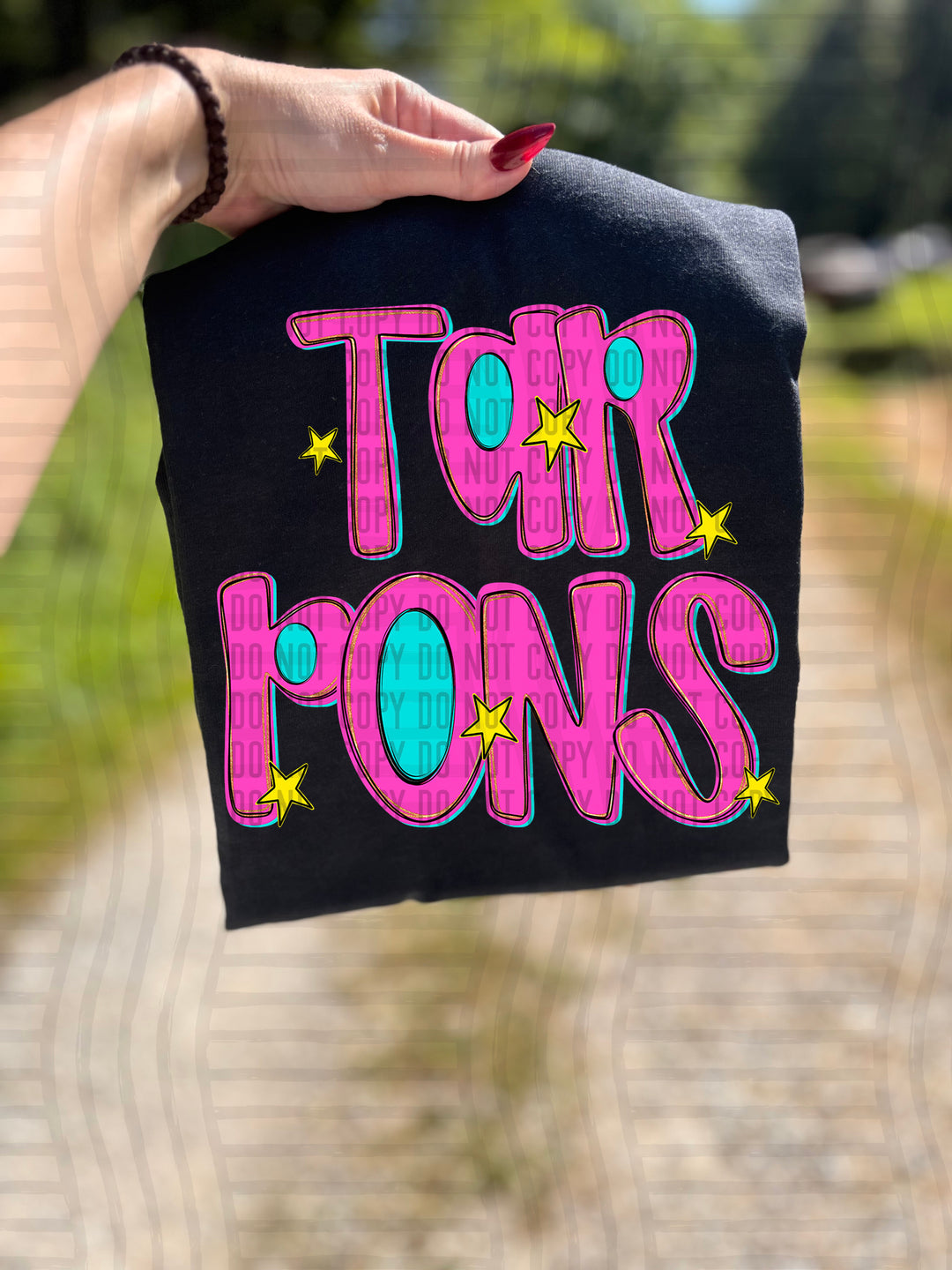 Pink Glow DTF Print