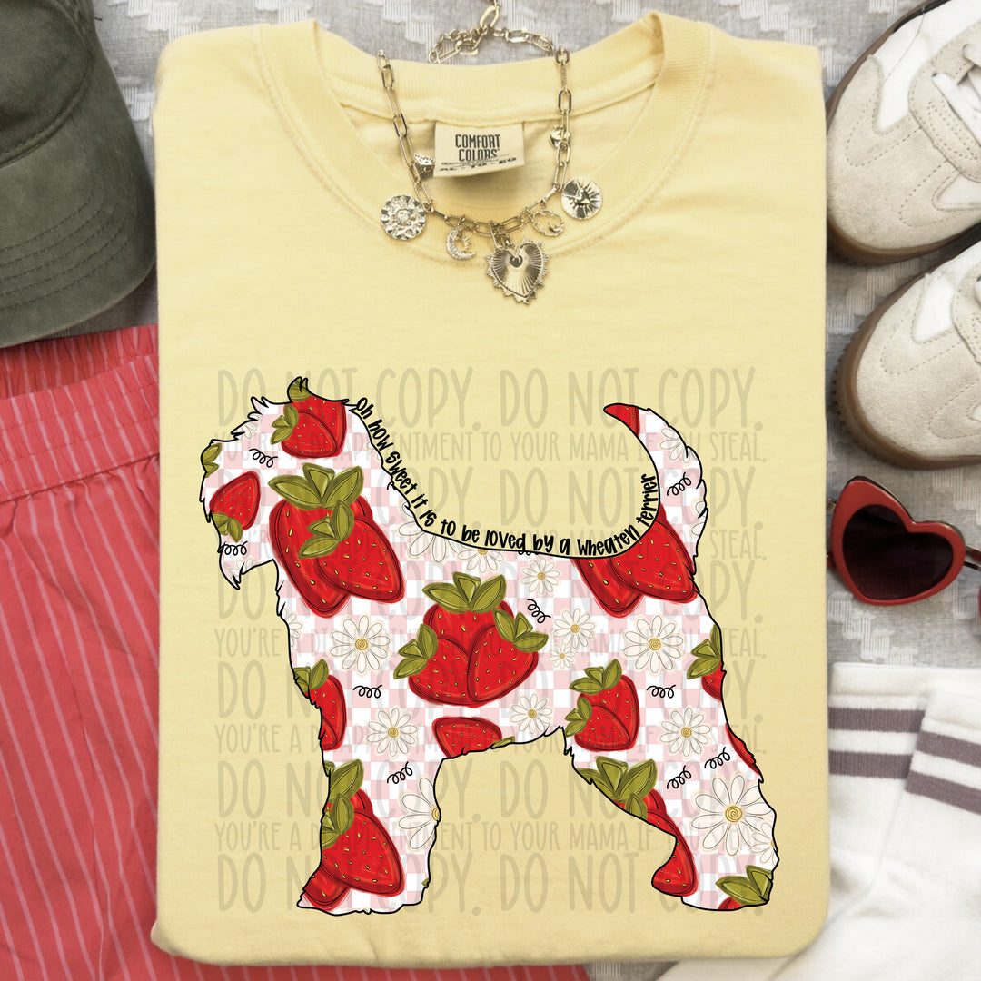 How Sweet Dog DTF Print