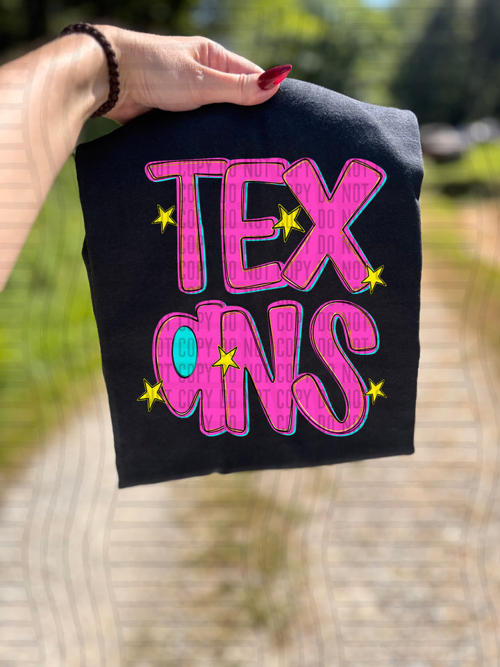 Pink Glow DTF Print