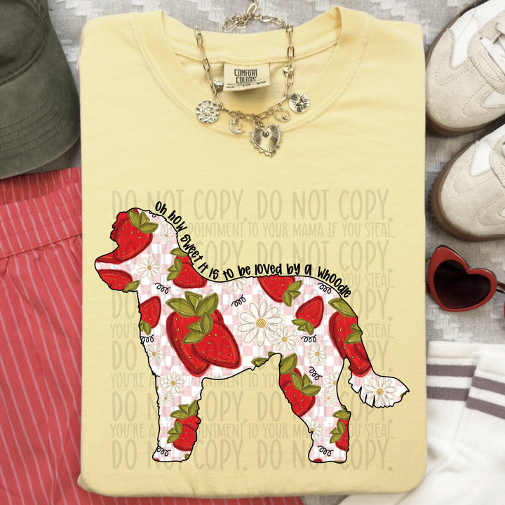 How Sweet Dog DTF Print