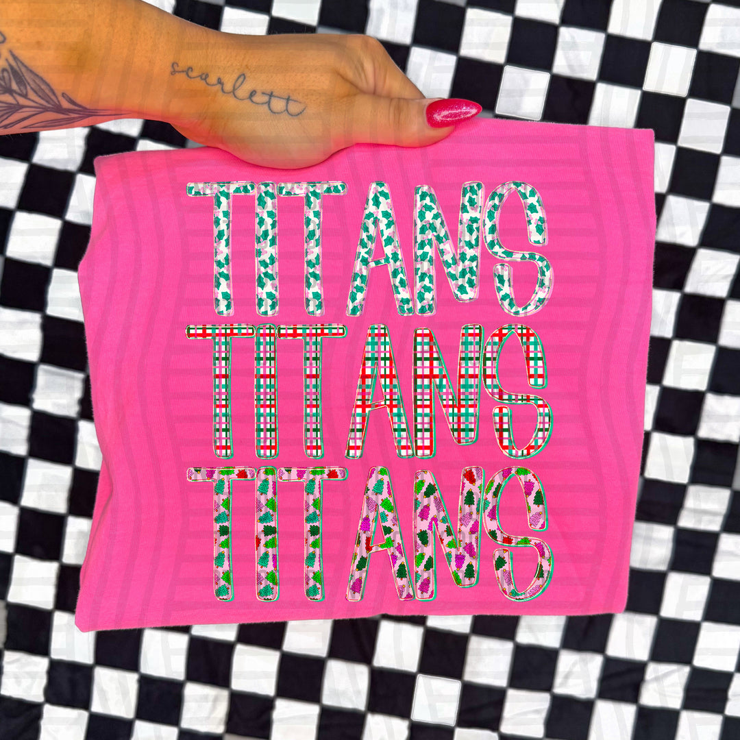 Twinkle Tinsel Stacked DTF Print