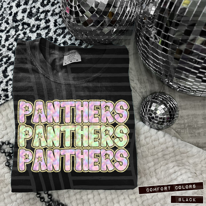 Iridescent Leopard DTF Print