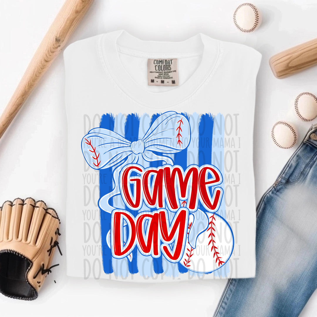 Game Day Baseball DTF Print