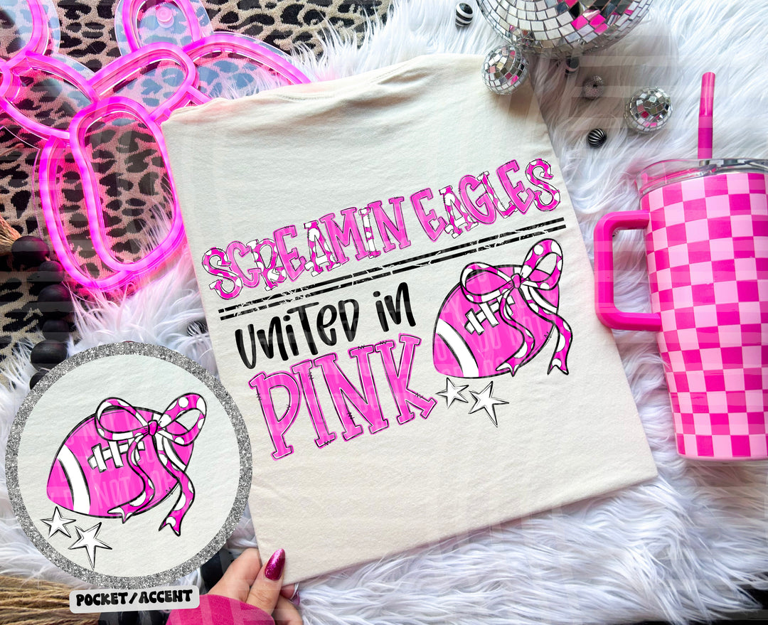 United In Pink Mascots DTF Print