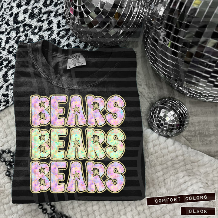 Iridescent Leopard DTF Print