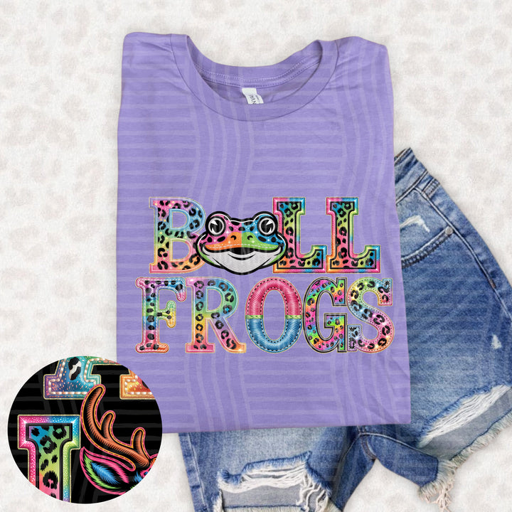 Rainbow Mascot Heads Stacked DTF Print