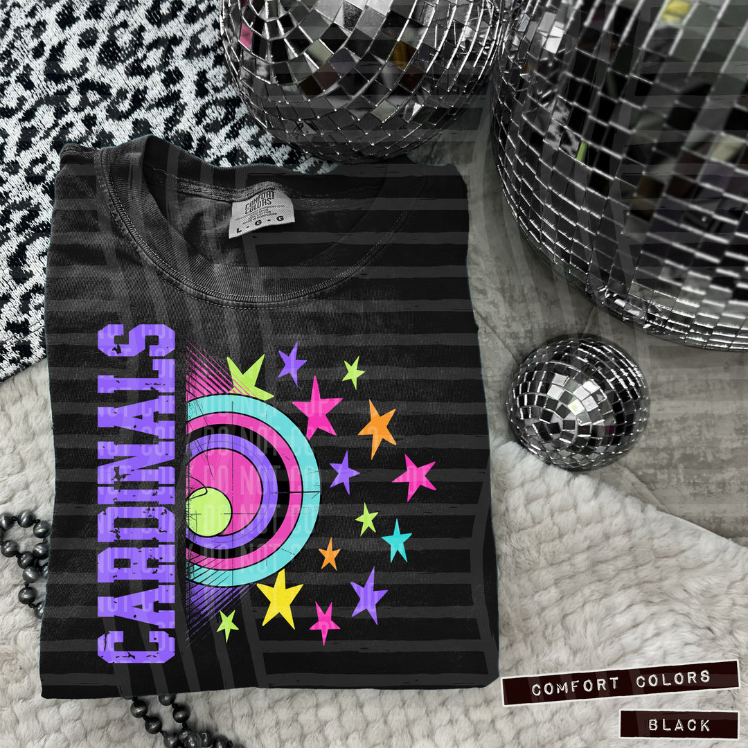 Rainbow Retro DTF Print