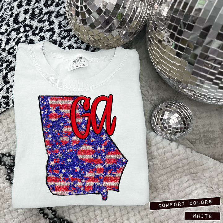 RWB States DTF Print