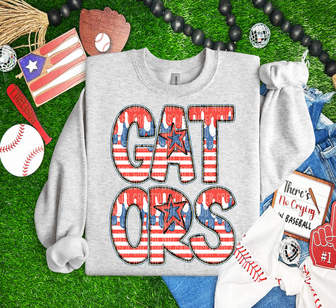 RWB Drip Mascots DTF Print