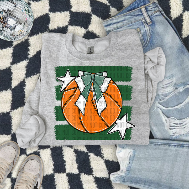 Basketball Bow DTF Print