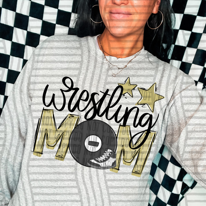 Sports Mom Wrestling DTF Print