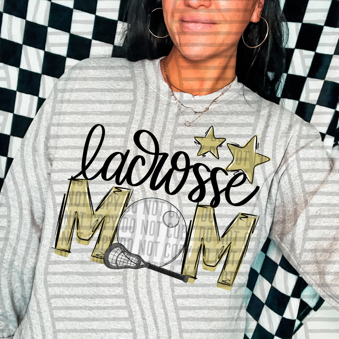 Sports Mom Lacrosse DTF Print