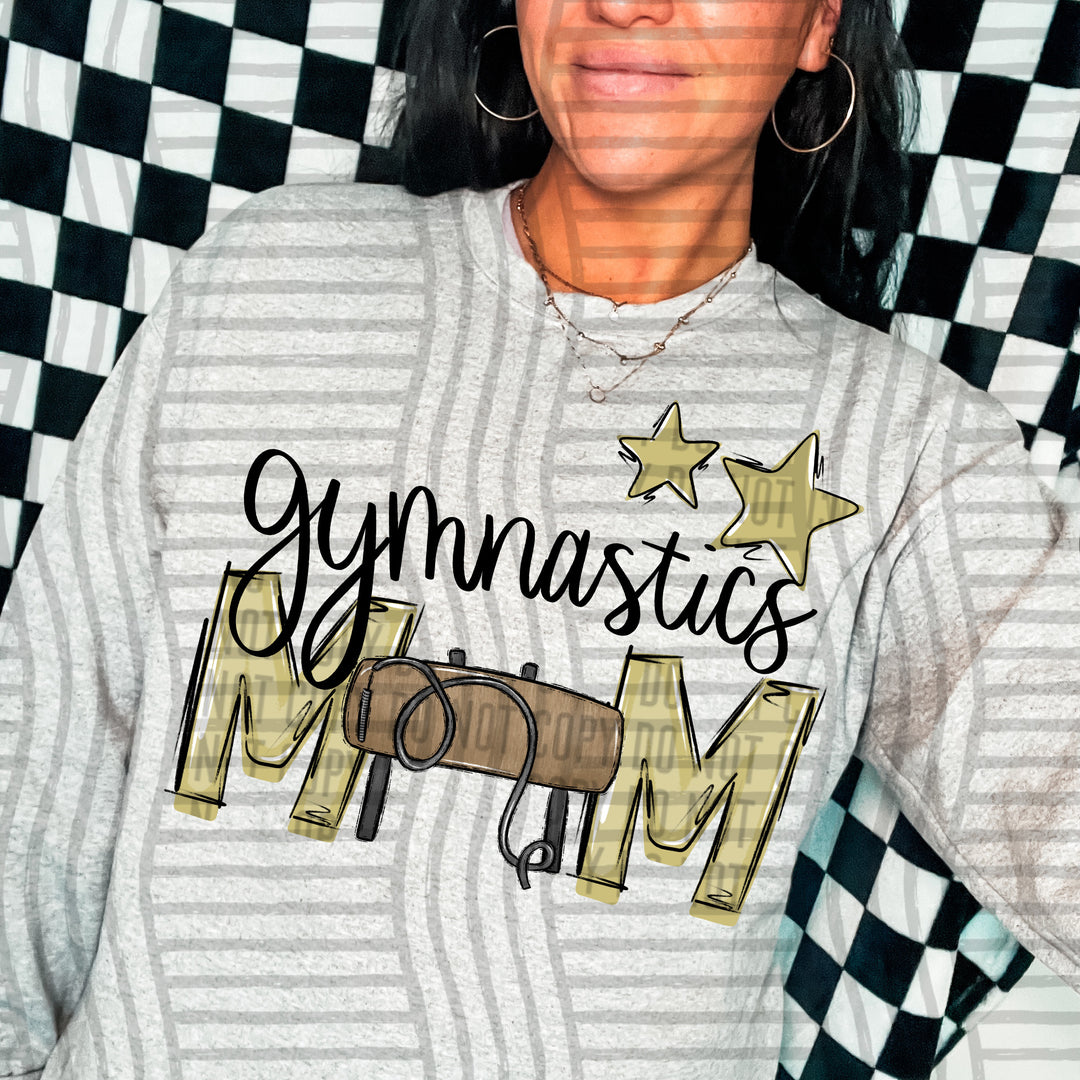 Sports Mom Gymnastics DTF Print