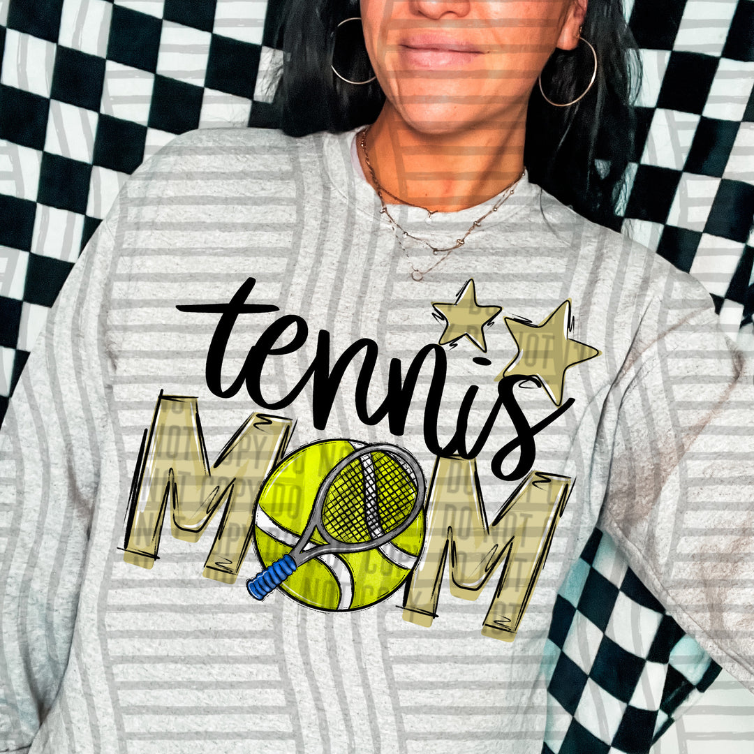 Sports Mom Tennis DTF Print