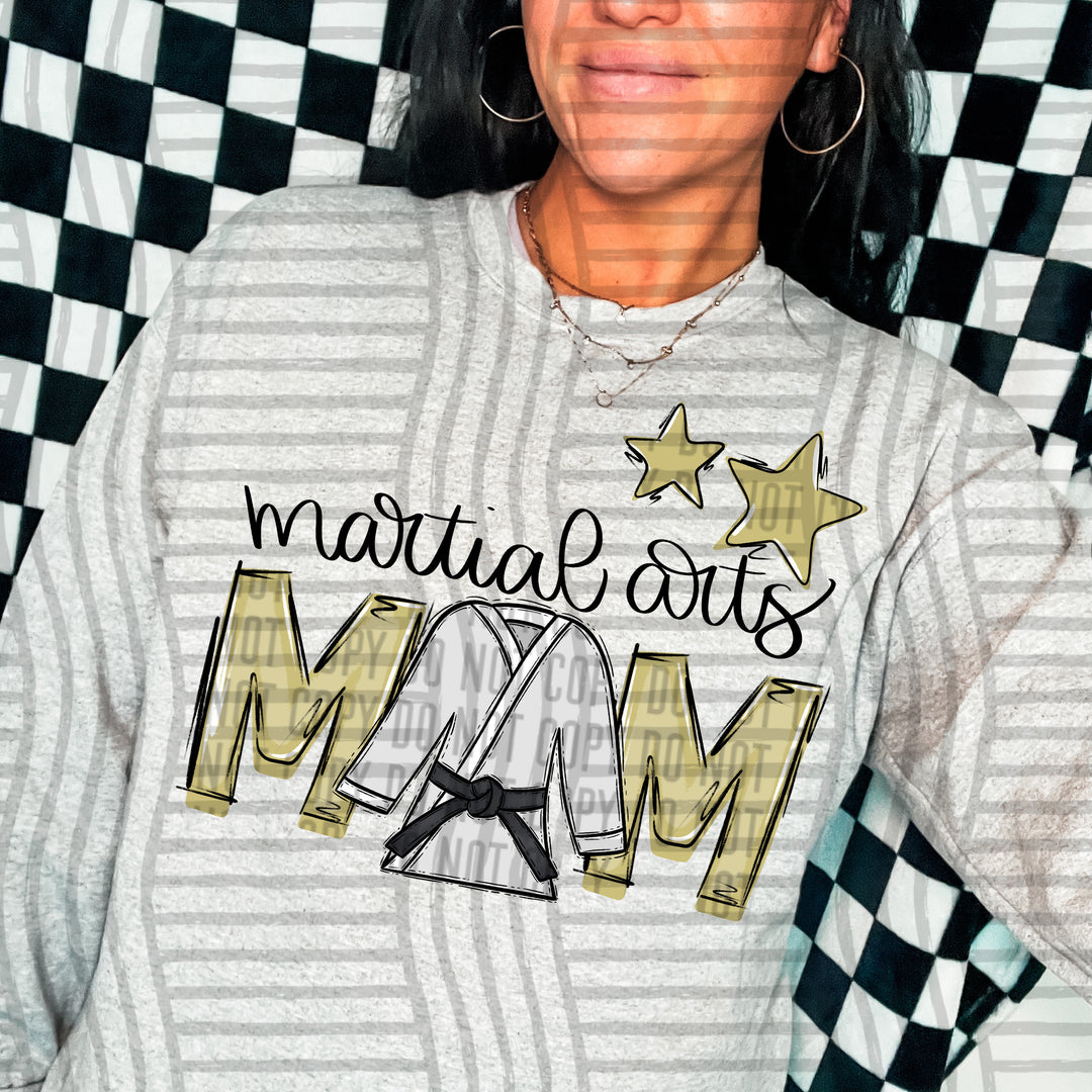 Sports Mom Martial Arts DTF Print