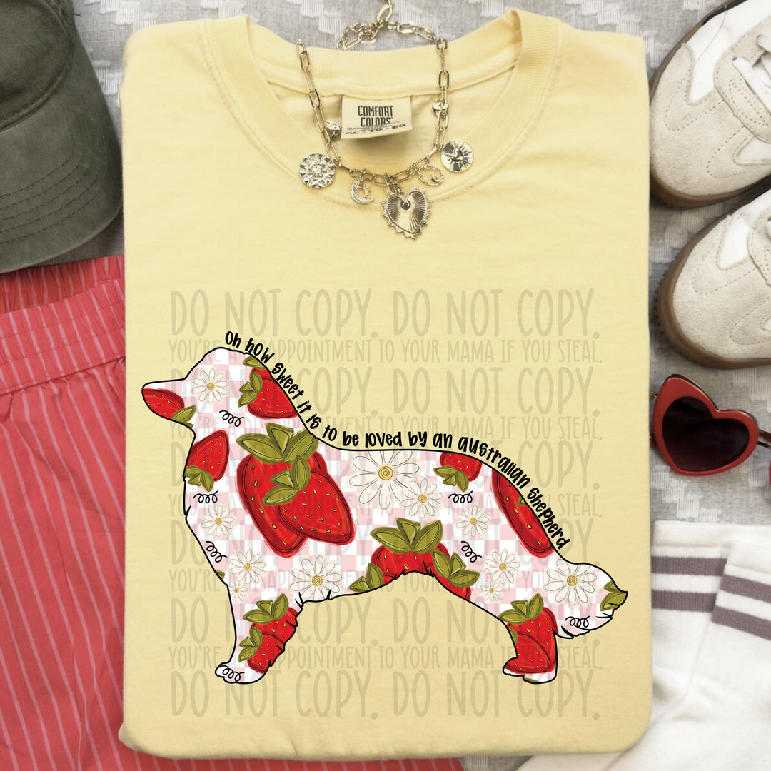 How Sweet Dog DTF Print