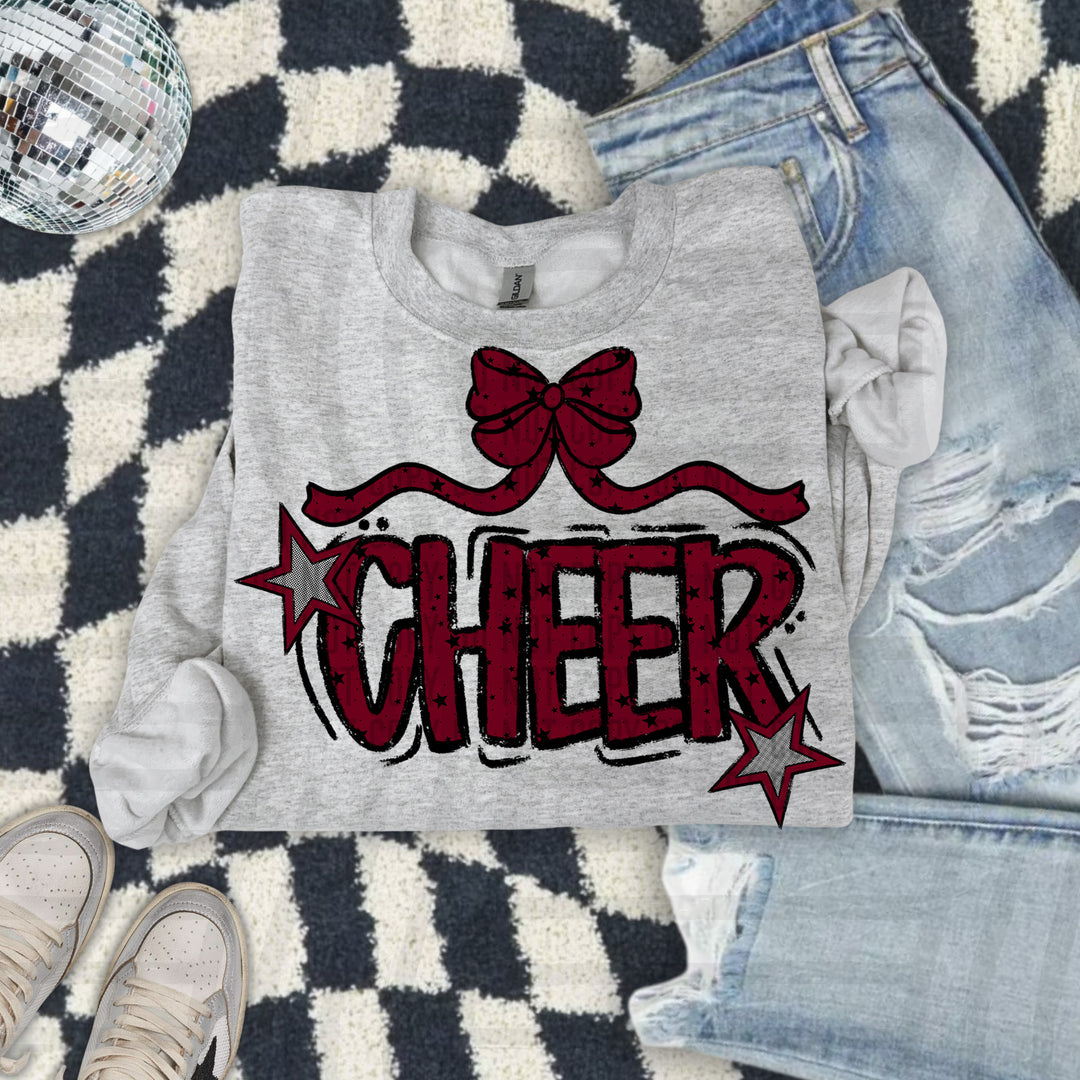 Cheer Bow DTF Print
