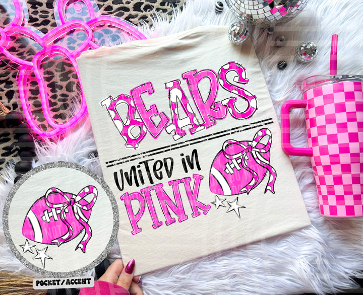 United In Pink Mascots DTF Print