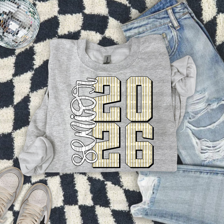 Senior 2026 Seersucker DTF Print