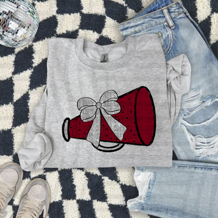 Megaphone Silver Accents DTF Print