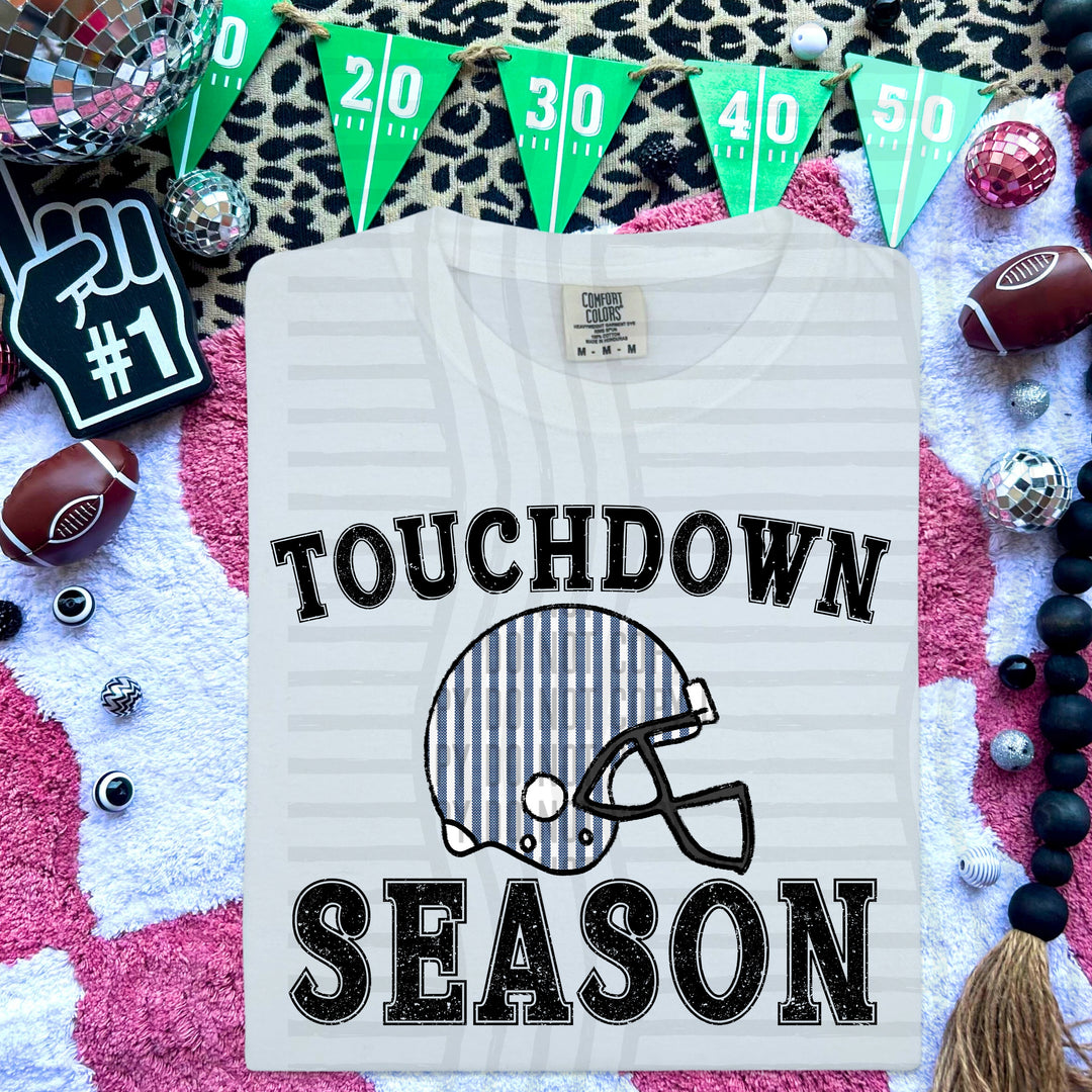 Touchdown Season Seersucker DTF Print