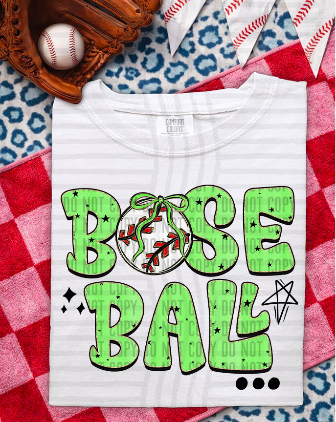 Baseball Retro DTF Print