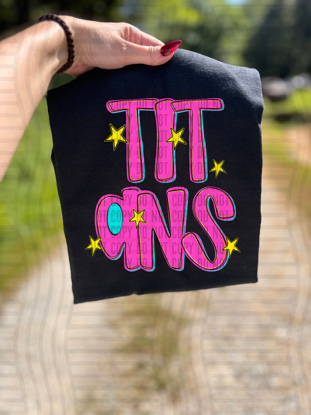 Pink Glow DTF Print
