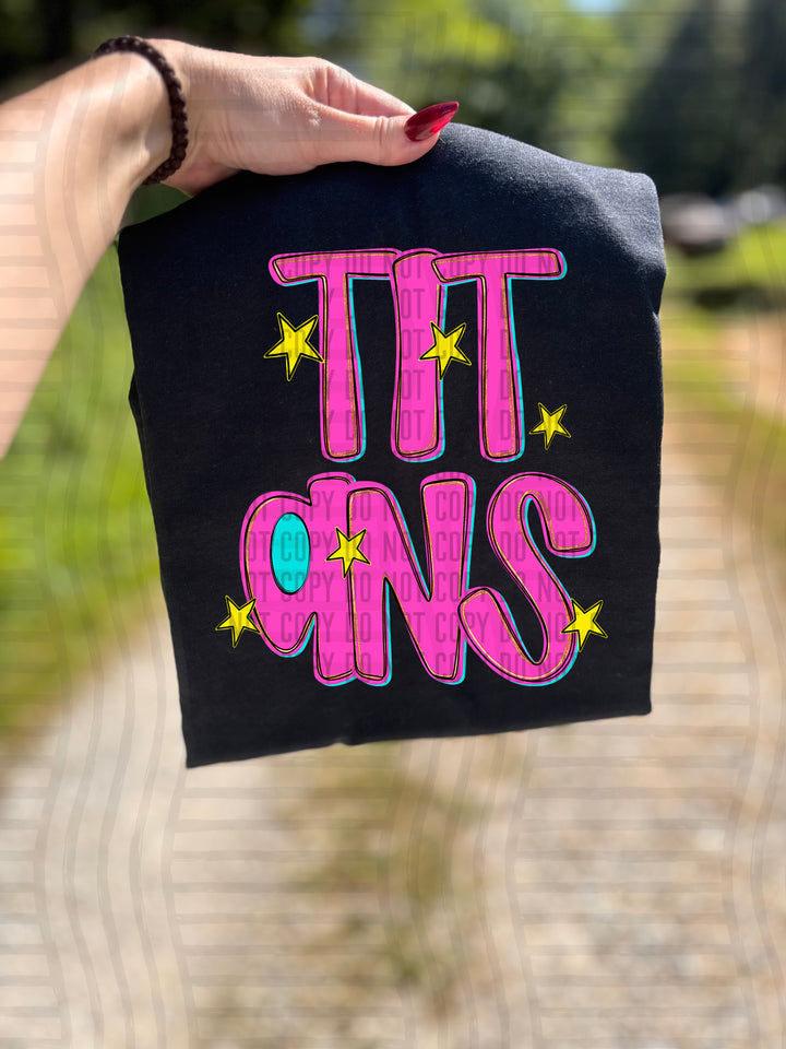 Pink Glow DTF Print