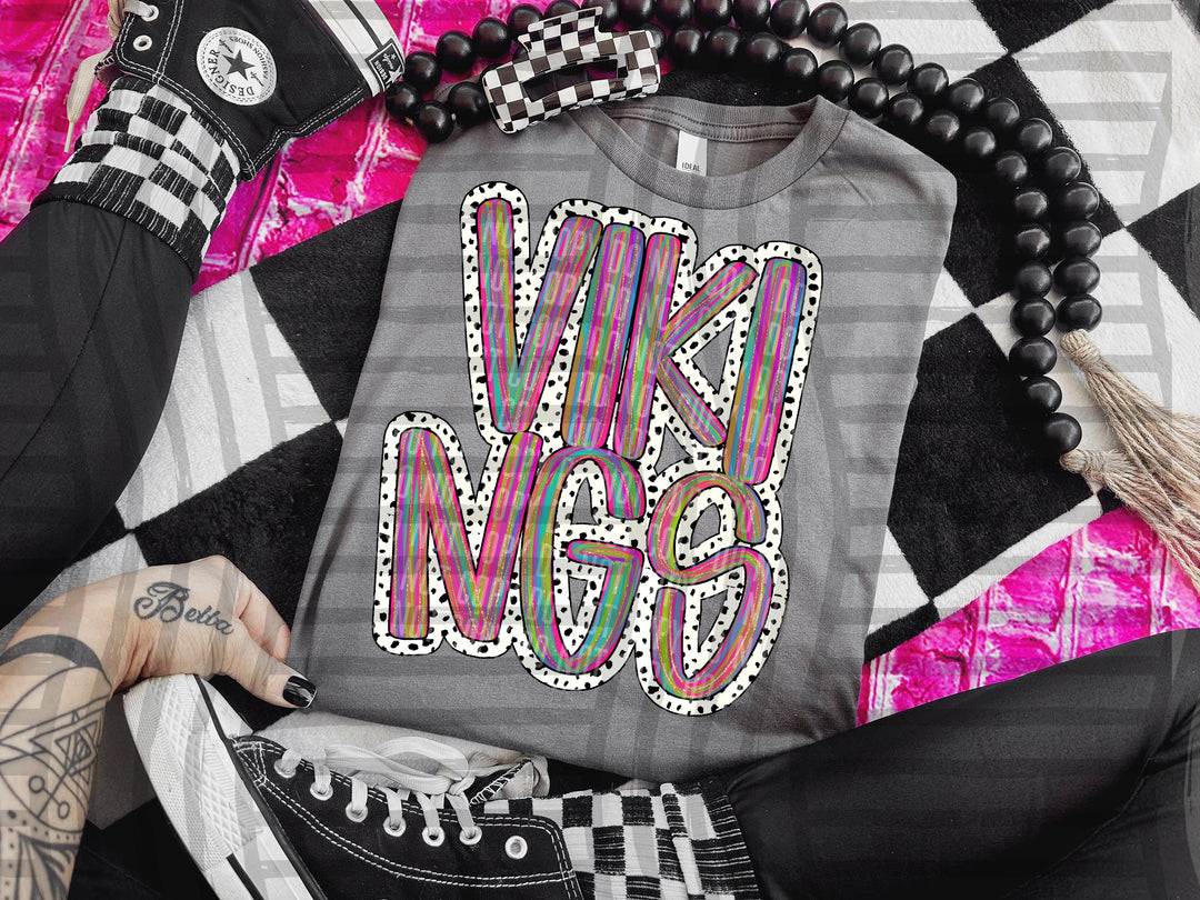 Brushstroke Dots DTF Print