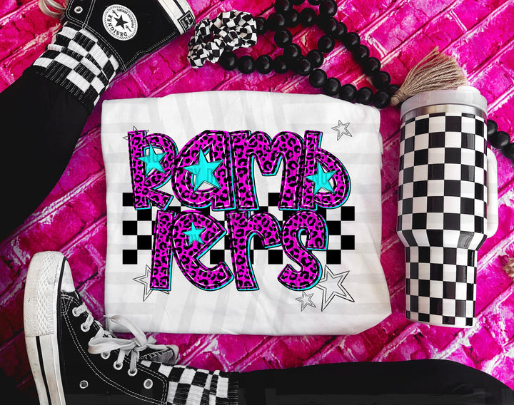 Pink Neon Leopard DTF Print