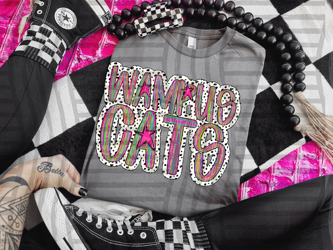 Brushstroke Dots DTF Print