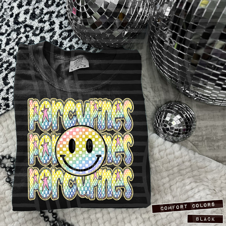 Rainbow Smiley Triple Stack DTF Print
