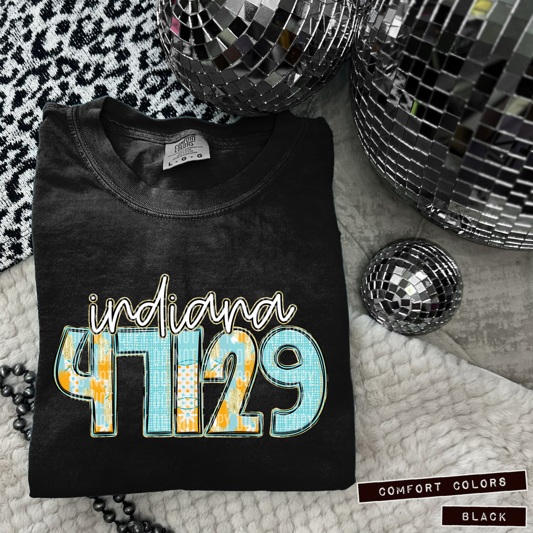Dotted Daisy Zip Codes No Bows DTF Print